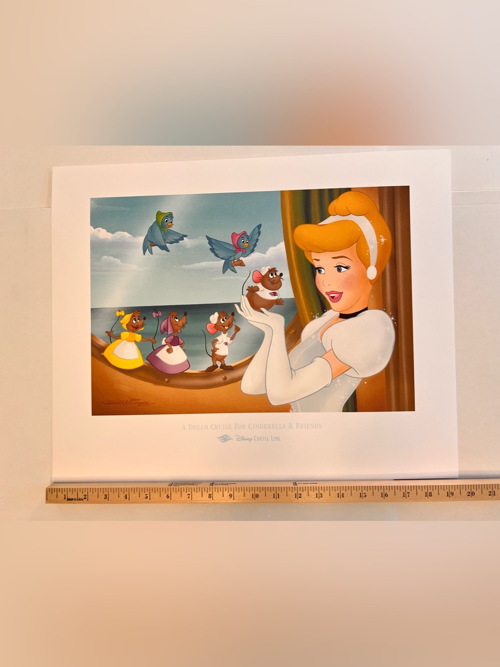 Disney Cruise Line Cinderella lithograph